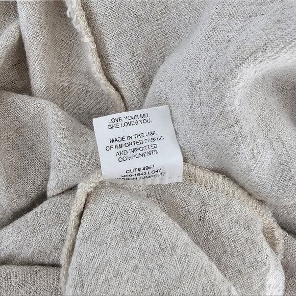 Show Me Your Mumu Jansen Jumpsuit Cream Linen Size Small - Picture 6 of 8